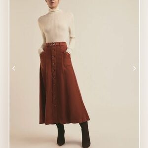 Favorite Daughter The Lila Skirt A-Line Midi length size 8